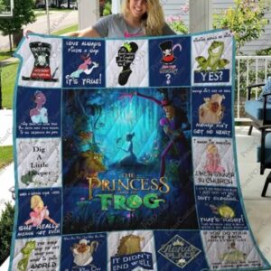 The Princess And The Frog Quilt Blanket  Limited Quilt Blanket